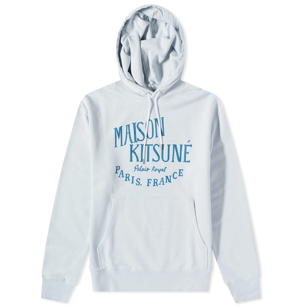 Maison Kitsune Palais Royal Classic Hoodie Grey Blue